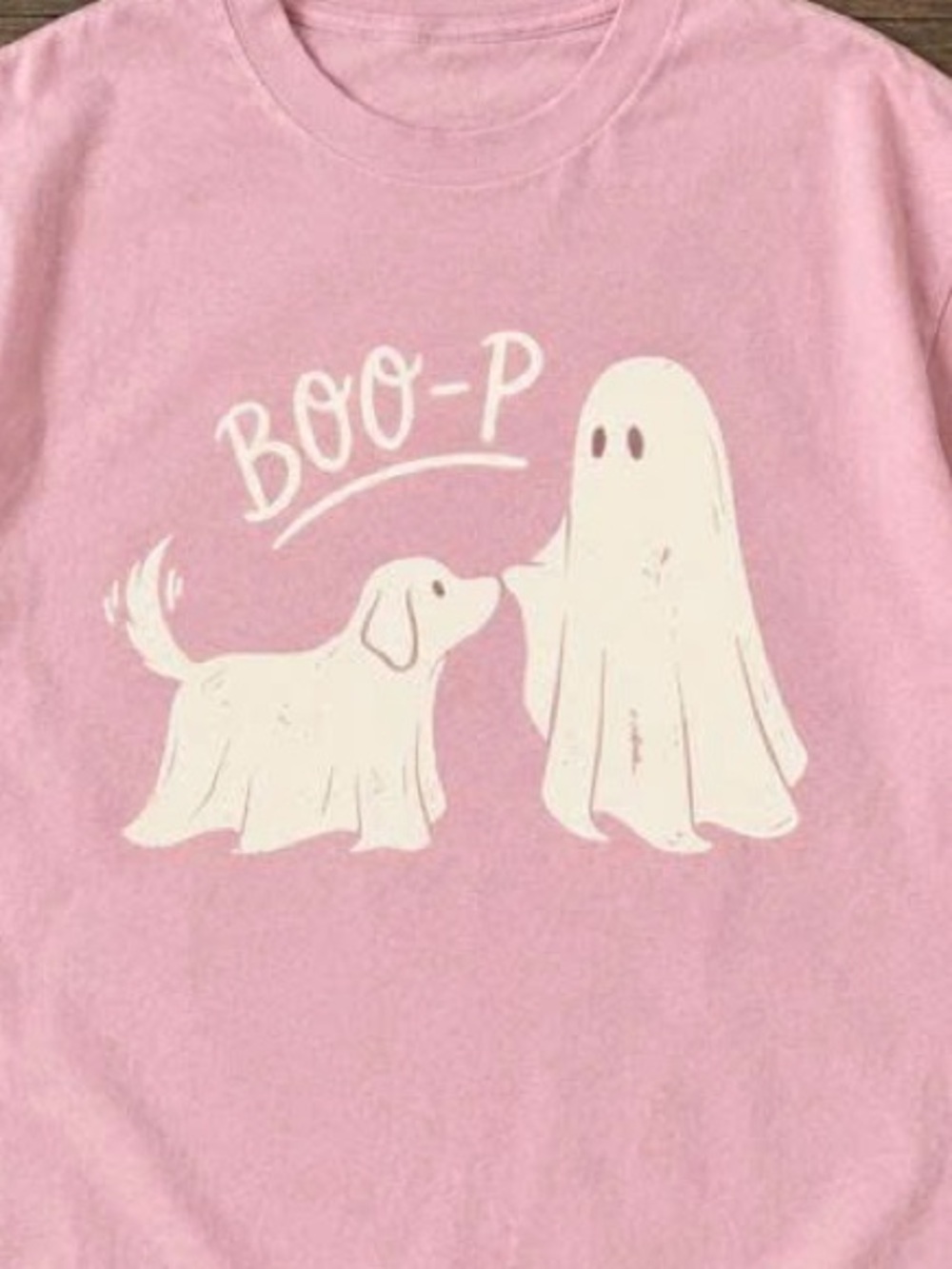 Pink 'Boo-P' Dog Graphic T-Shirt - Picture 2 of 2
